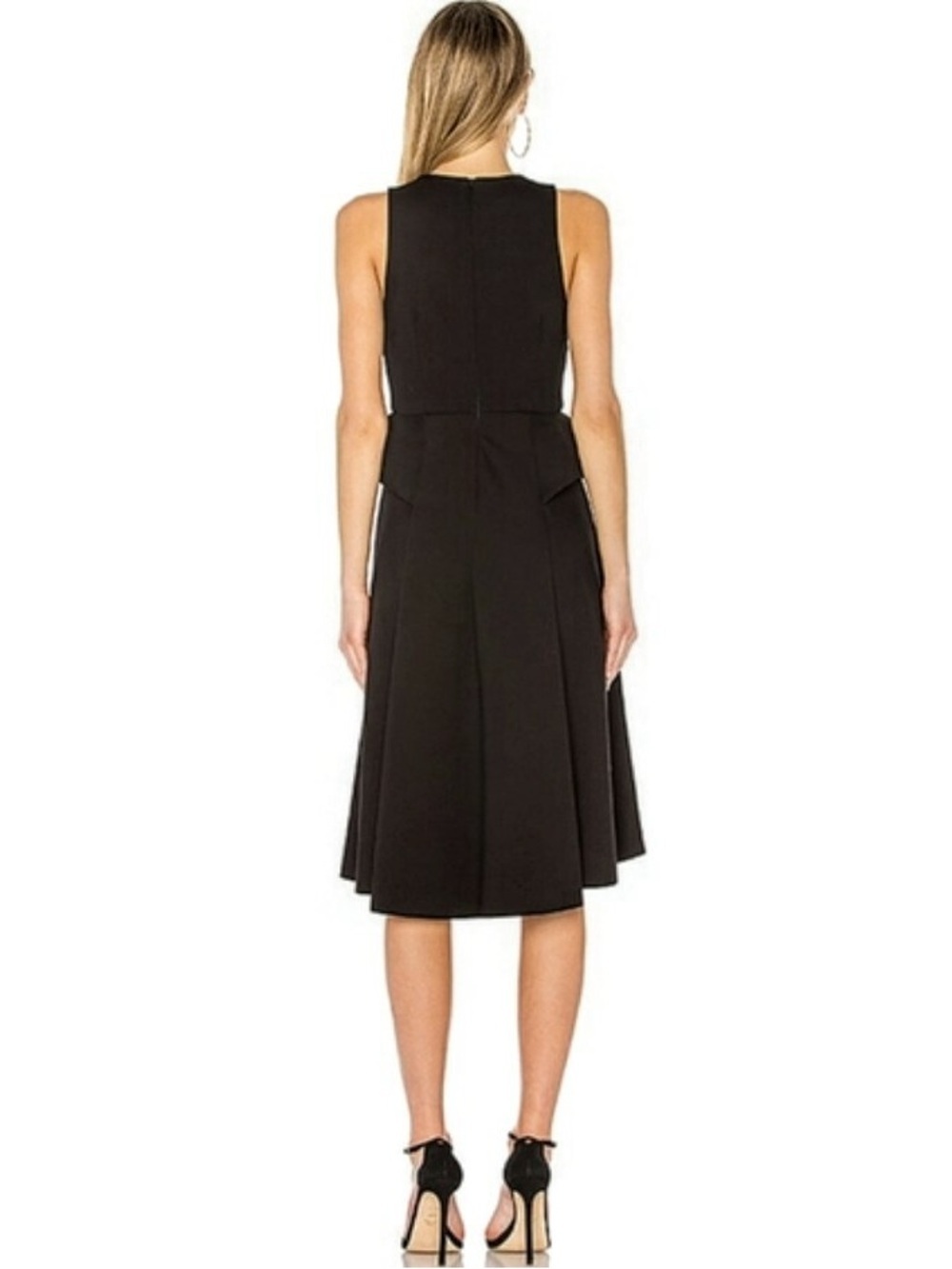 Elliatt Rapture Ruffle Midi Dress Classic Formal Large - Picture 2 of 6